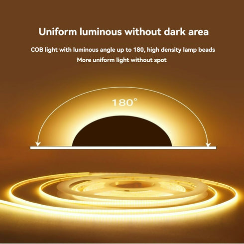 Led COB Strip Light 24V 10M Blue